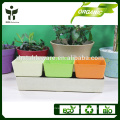 outdoor/indoor pro-environmental biodegradable bamboo fiber garden planter pots